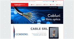 Desktop Screenshot of cablurioptice.ro